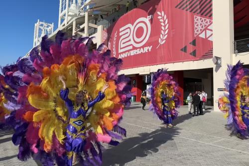 2024 Bahrain GP Adam R Parade Dancers